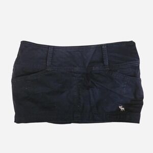 navy Abercrombie miniskirt size 4